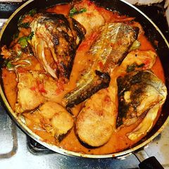 A picture of Boyal macher jhol.
