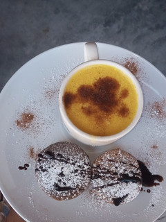 Una foto de Atole de mango