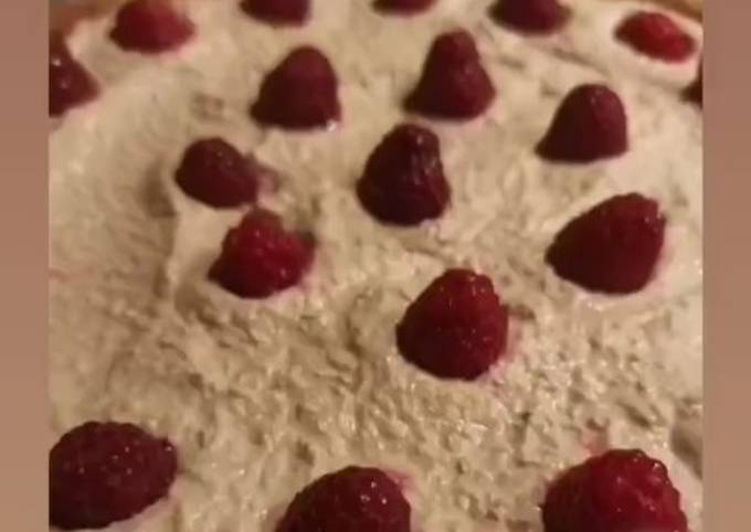 Tarte citron framboises crue 🍰