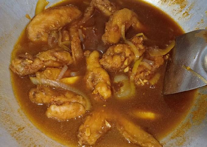 Sayap Ayam Masak Saus Mentega Saori