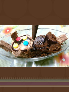 A picture of Rice flour brownie.