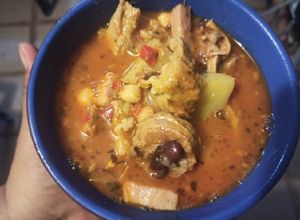 Una foto de Cazuela de matambre