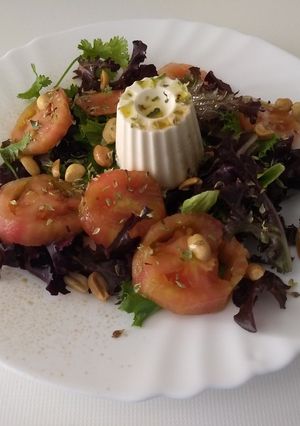 Foto de Salada de queijo fresco