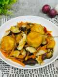 Tumis Tofu Jamur Shitake