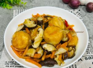 Foto resep Tumis Tofu Jamur Shitake