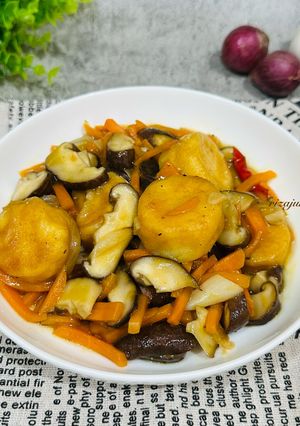 Foto resep Tumis Tofu Jamur Shitake