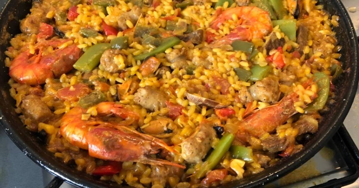 Paella de marisco congelado 70 recetas caseras Cookpad