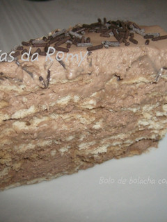 Foto de Bolo de bolacha com nutella