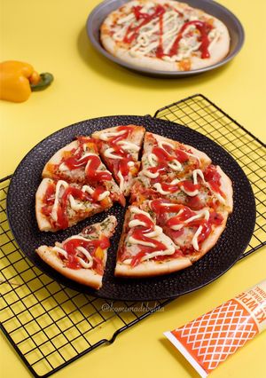 Foto resep Pizza homemade ulen 3 menit ala Mba Fitsas #homemadebylita