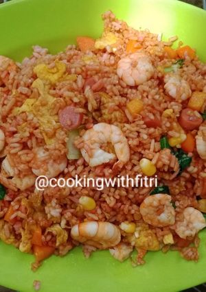 Foto resep Nasi Goreng Seafood mudah, murah dan lezat