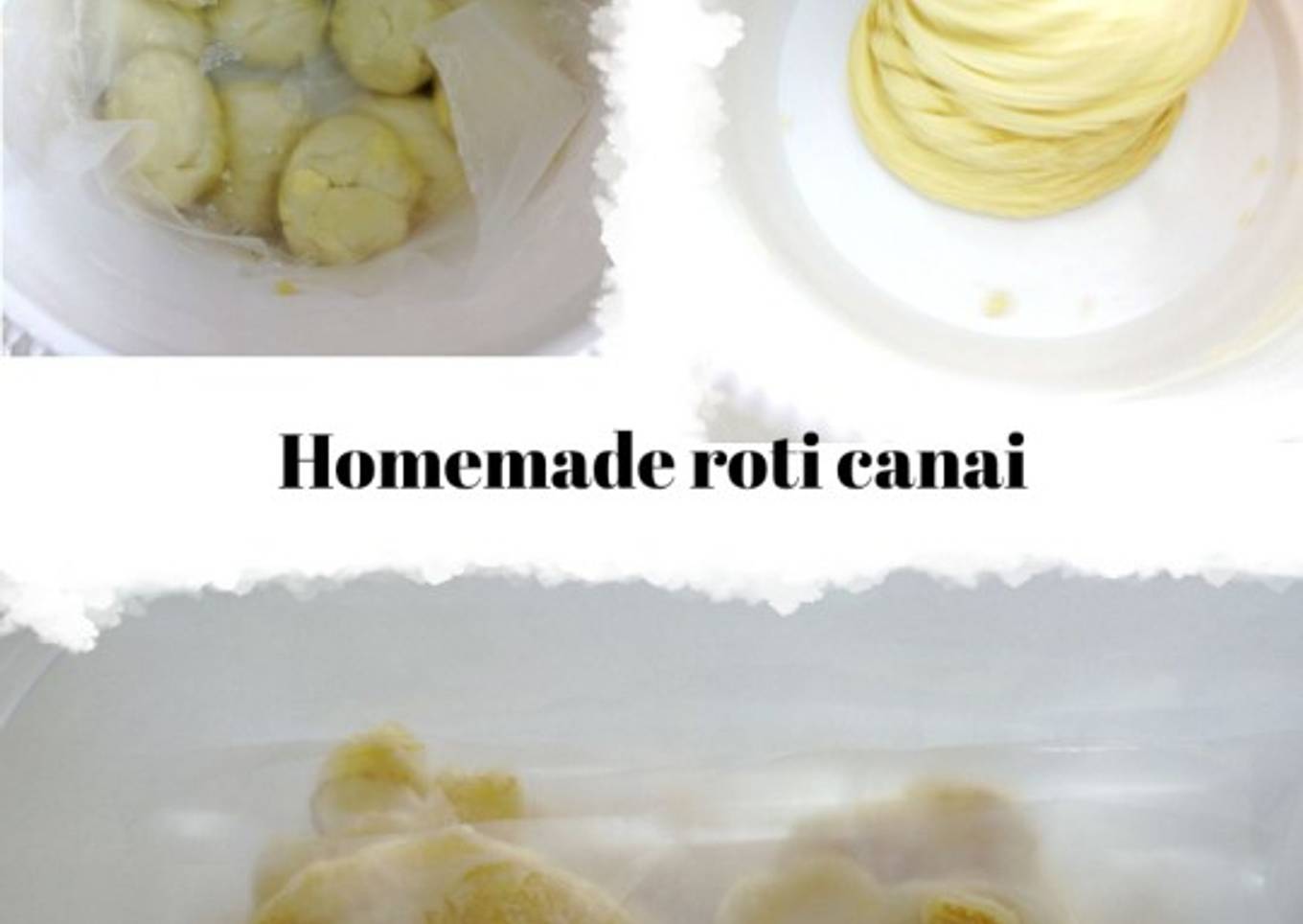 Home made roast canai