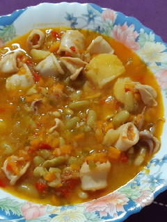 Una foto de Verdinas con calamares