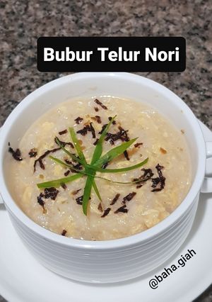 Foto resep Bubur Telur Nori