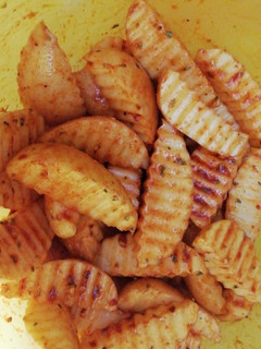 Una foto de Patatas gajo picantes