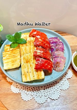 A picture of Paneer Makhmali Tikka.
