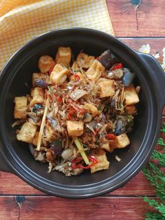 Foto resep Oseng Teri Tahu Terong