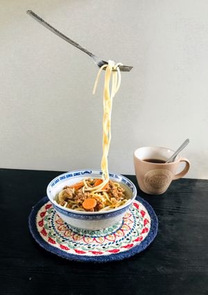 Pasta Bolognese (without cheese) রেসিপির প্রধান ছবি