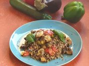 Una foto di quinoa al forno