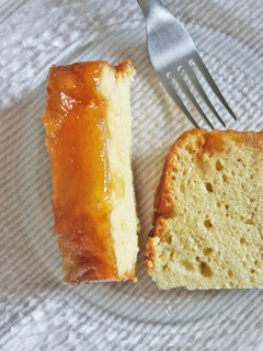 Una foto de Budín de manzana
