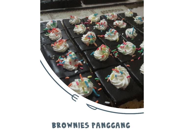 Cara Membuat Brownies Panggang irit anti gagal