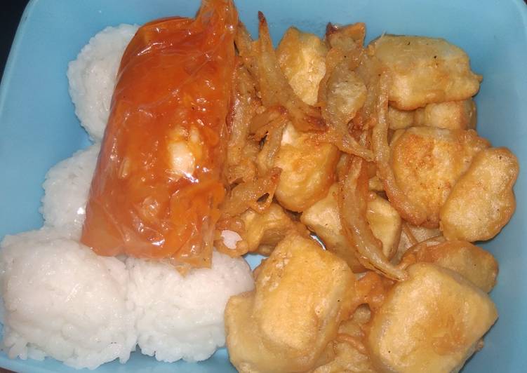 Tahu Crispy Saus Pedas Manis