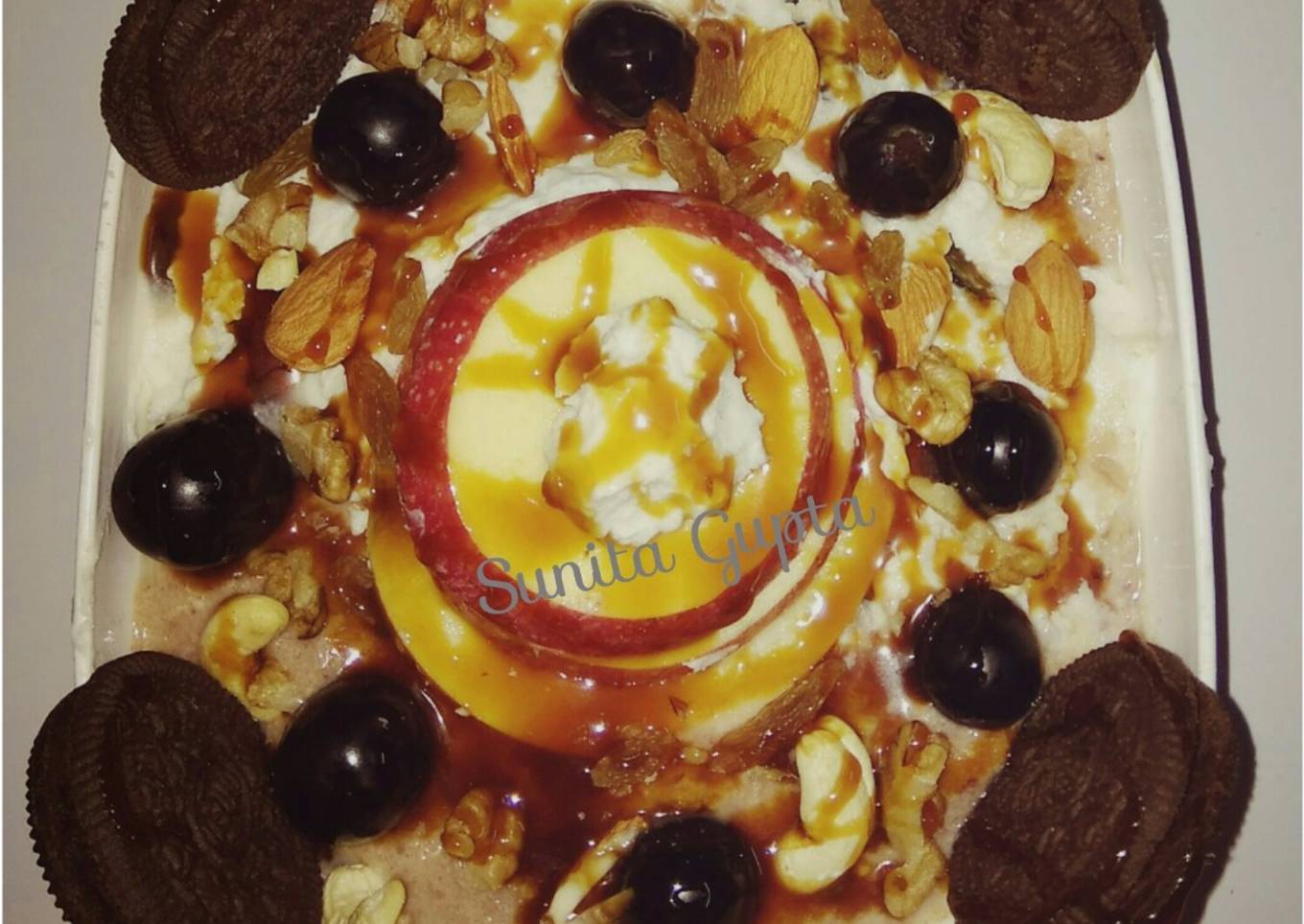 #RAMADAN Apple oreo dates pudding