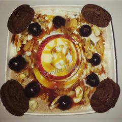 #RAMADAN Apple oreo dates pudding A picture of #RAMADAN Apple oreo dates pudding.