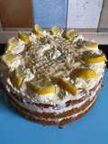 Zitronencreme Torte mit Lemon Curd