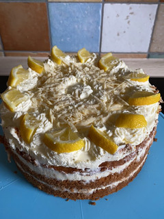 Zitronencreme Torte mit Lemon Curd Rezepthauptbild