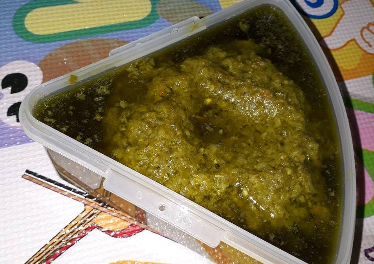 Sambel ijo padang enaak nya nendang.