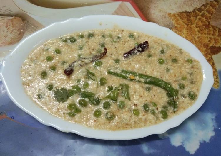 Homemade Green Peas Curry