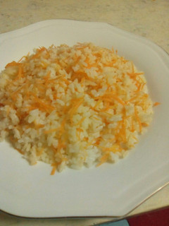 A picture of Carrot rice.