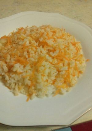 A picture of Carrot rice.