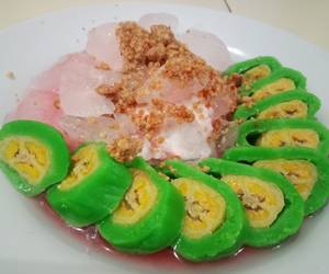 Siap Saji Es Pisang Ijo Lezat Mantap