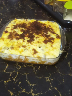 صورة لوصفة غراتان معكرونة بصوص الفرماج 🍽️