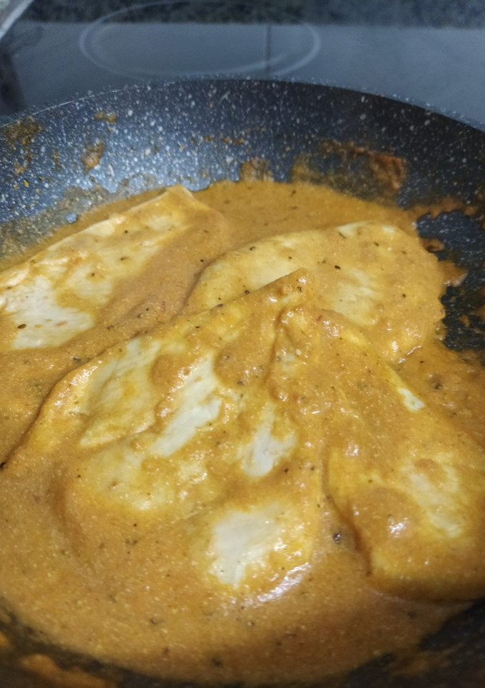Una foto de 🐤 Pollo con salsa gaucha