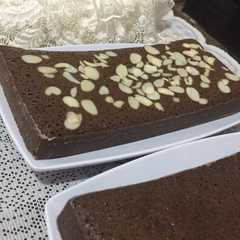 Brownies panggang (minyak goreng) রেসিপির প্রধান ছবি