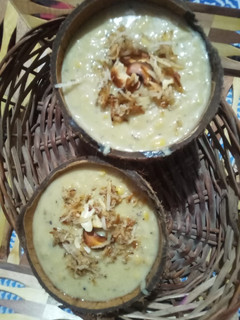 कोकोनट पैरिपु पायसम (Coconut parippu payasam recipe in Hindi) रेसिपी मुख्य फोटो
