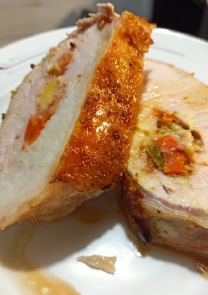 Una foto de Bondiola rellena