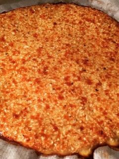 Una foto de Pizza de coliflor