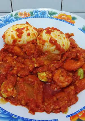 Foto resep Balado Telur Udang Petai