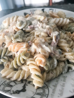 Una foto de Espirales de colores a mi carbonara