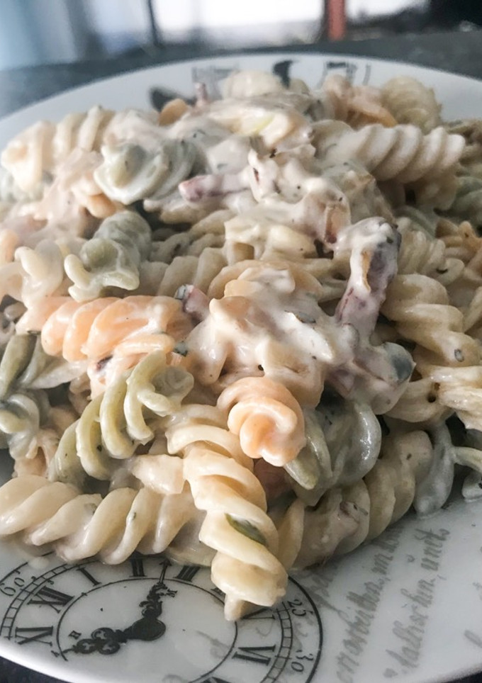 Una foto de Espirales de colores a mi carbonara