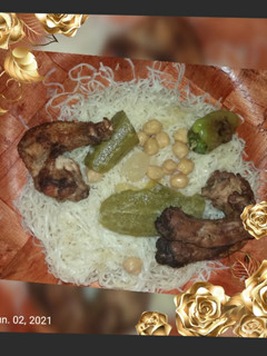 صورة لوصفة رشتة بالدجاج