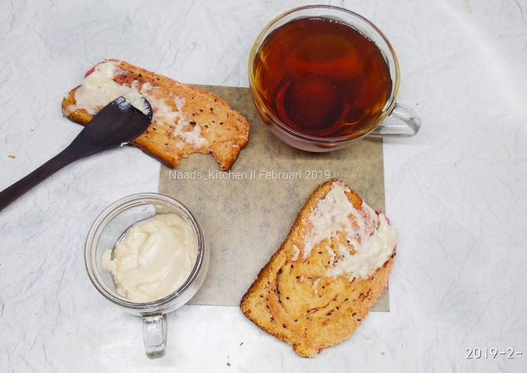 Resep Roti Tawar Buah Naga | Langkah Membuat Roti Tawar Buah Naga Yang Enak Dan Mudah