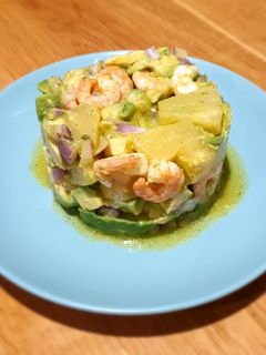Una foto de Ensalada tropical