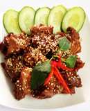 Sườn non áp chảo