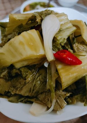 Hình của món Dưa cải muối.
