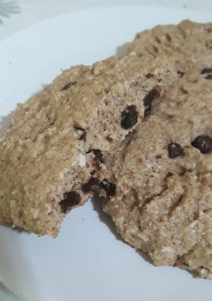 Una foto de Galletitas integrales de coco con chips de chocolate