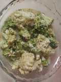 Brócoli y coliflor a la parmesana